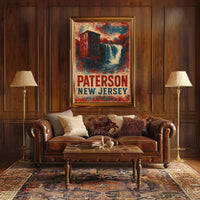 Paterson Heritage Travel Typography Collector Poster