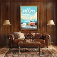 Let's Travel Poster PosterGoat