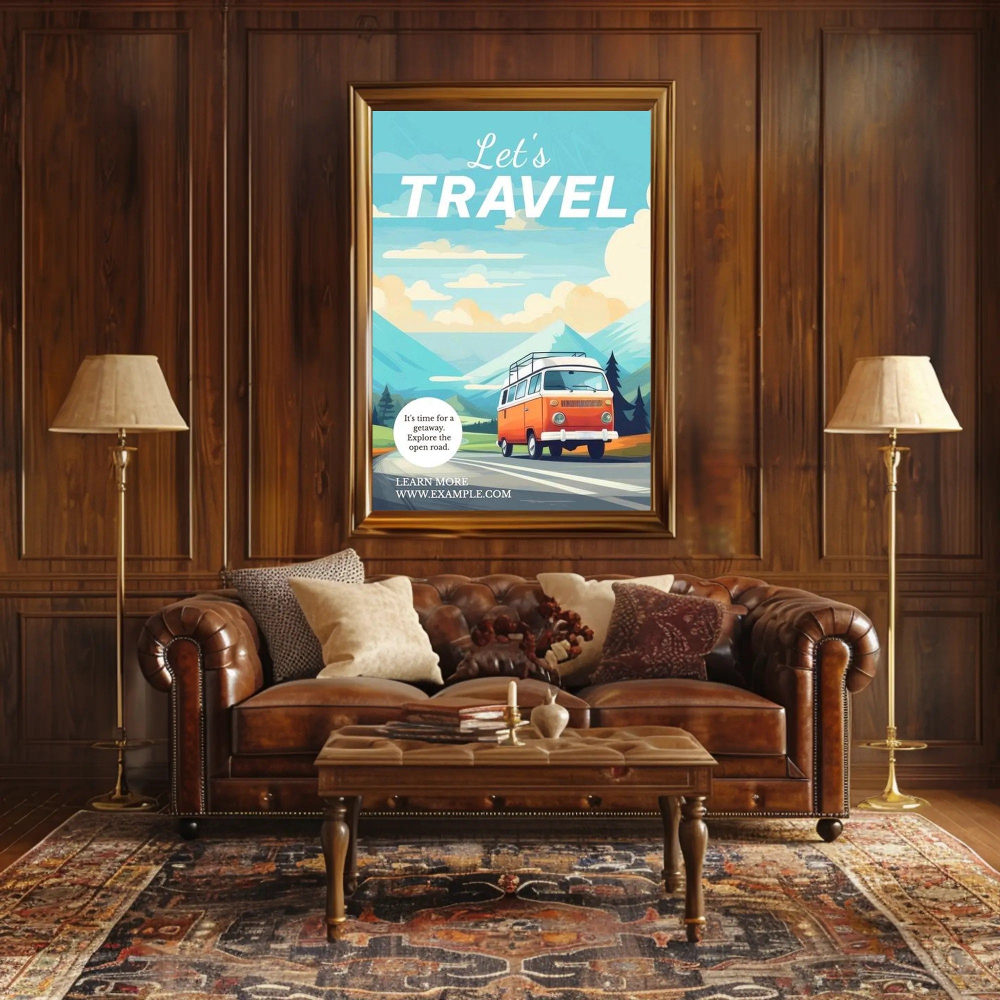 Let's Travel Poster PosterGoat