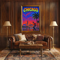Chicago Vibes Poster PosterGoat