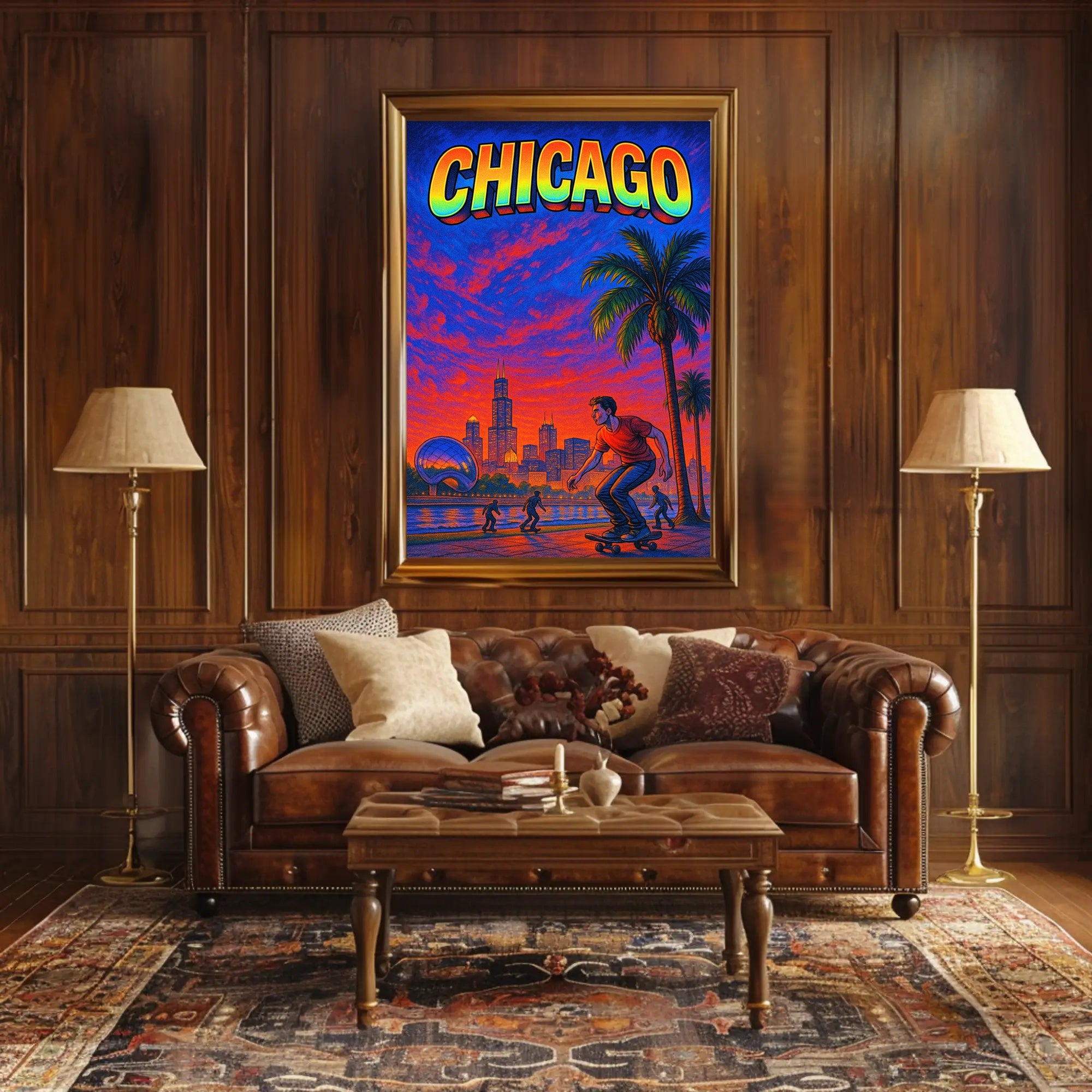 Chicago Vibes Poster PosterGoat
