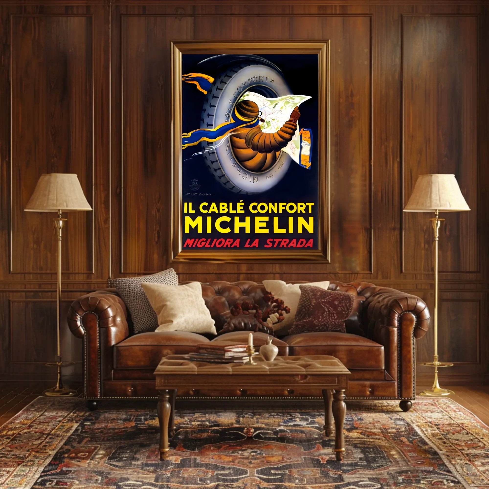 Michelin Tire Advertisement Poster