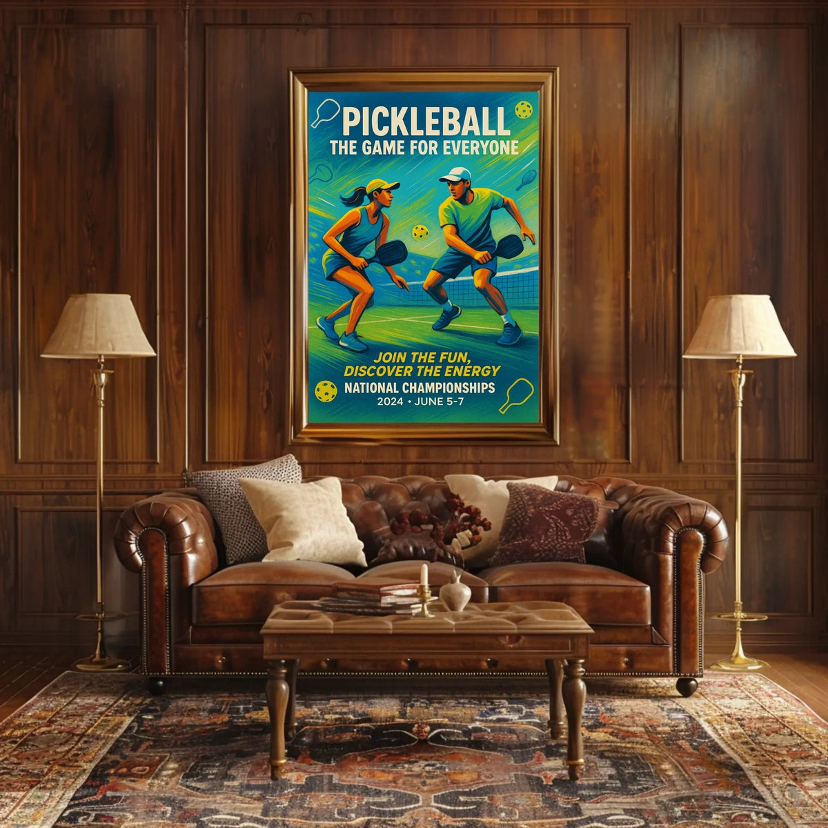 Pickleball National Championships 2024 Poster