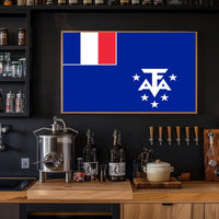 French Southern Territories Flag Poster