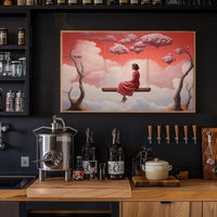 Surreal Swing in Dreamscape Fantasy or Mythology Poster