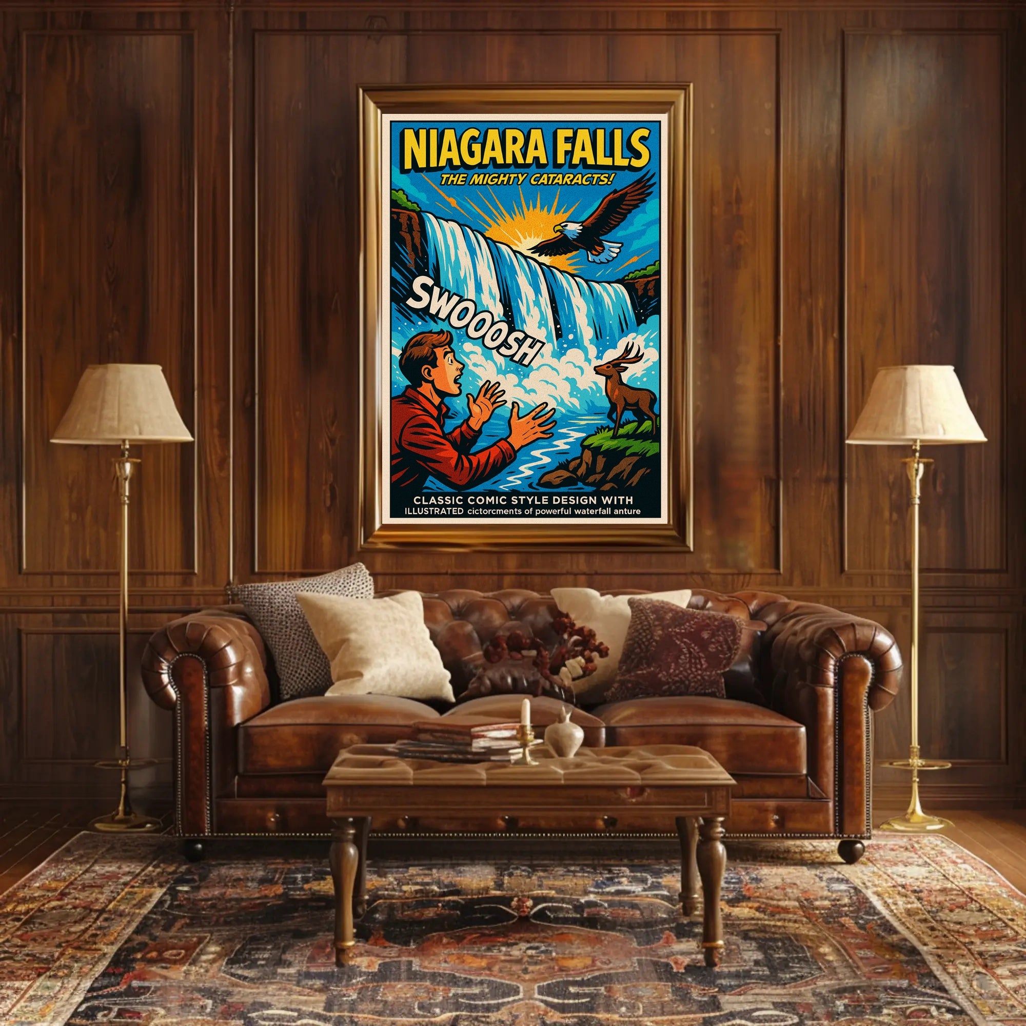 Niagara Falls The Mighty Cataracts Poster PosterGoat