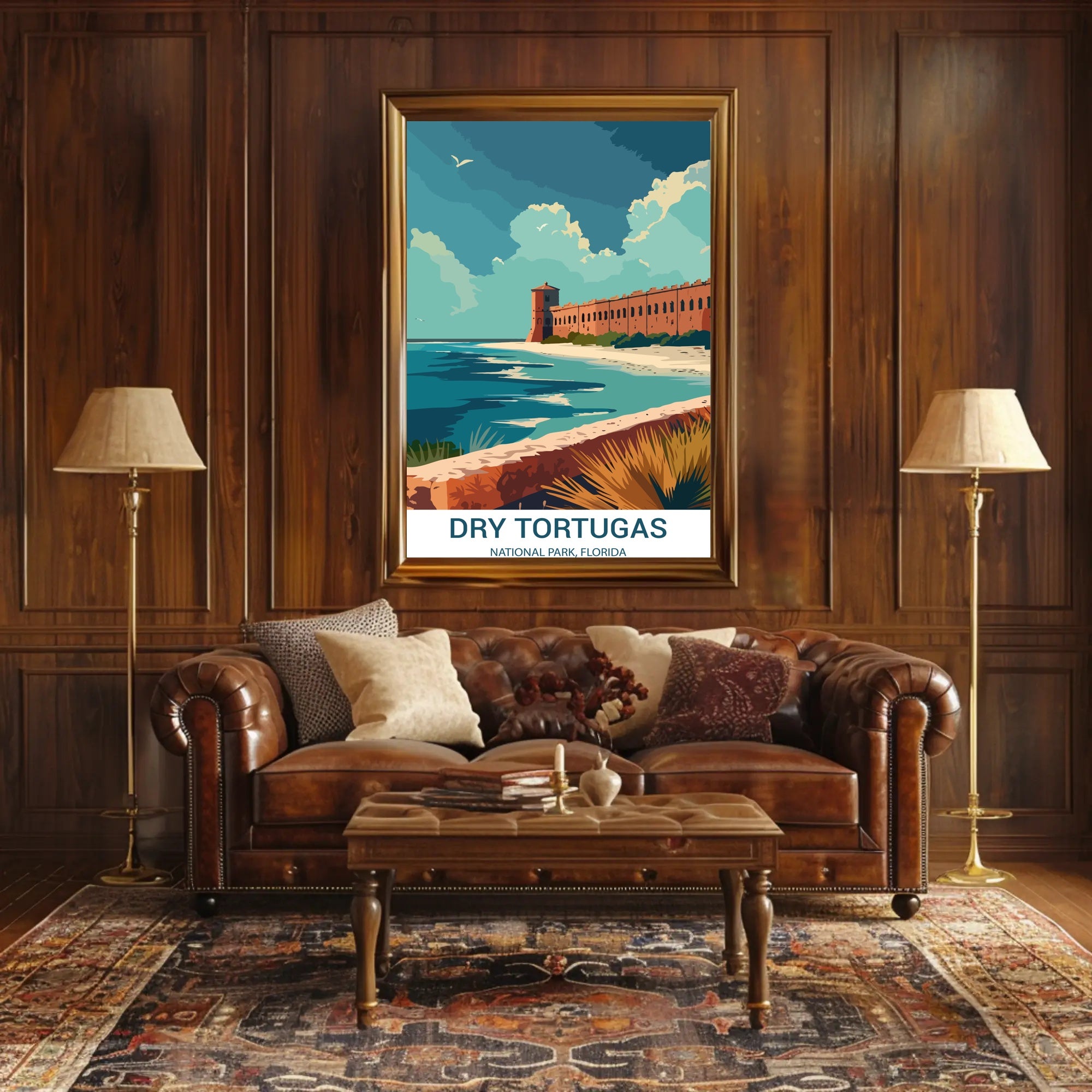 Dry Tortugas Historic Fort National Park Poster