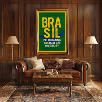 Celebrating Brazil Poster PosterGoat