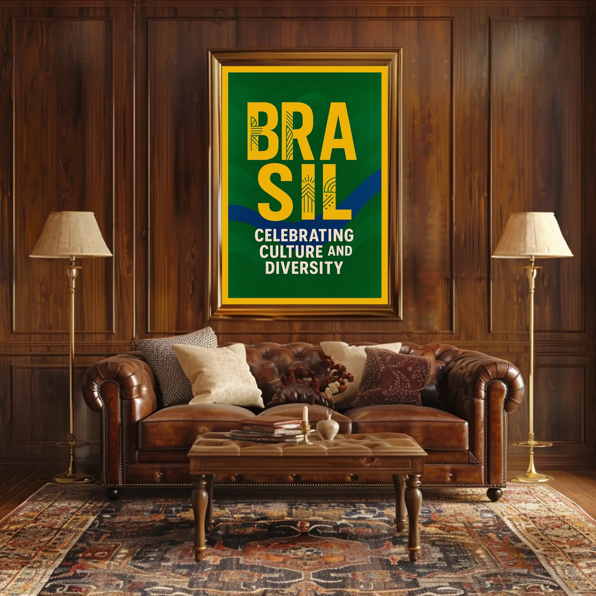 Celebrating Brazil Poster PosterGoat