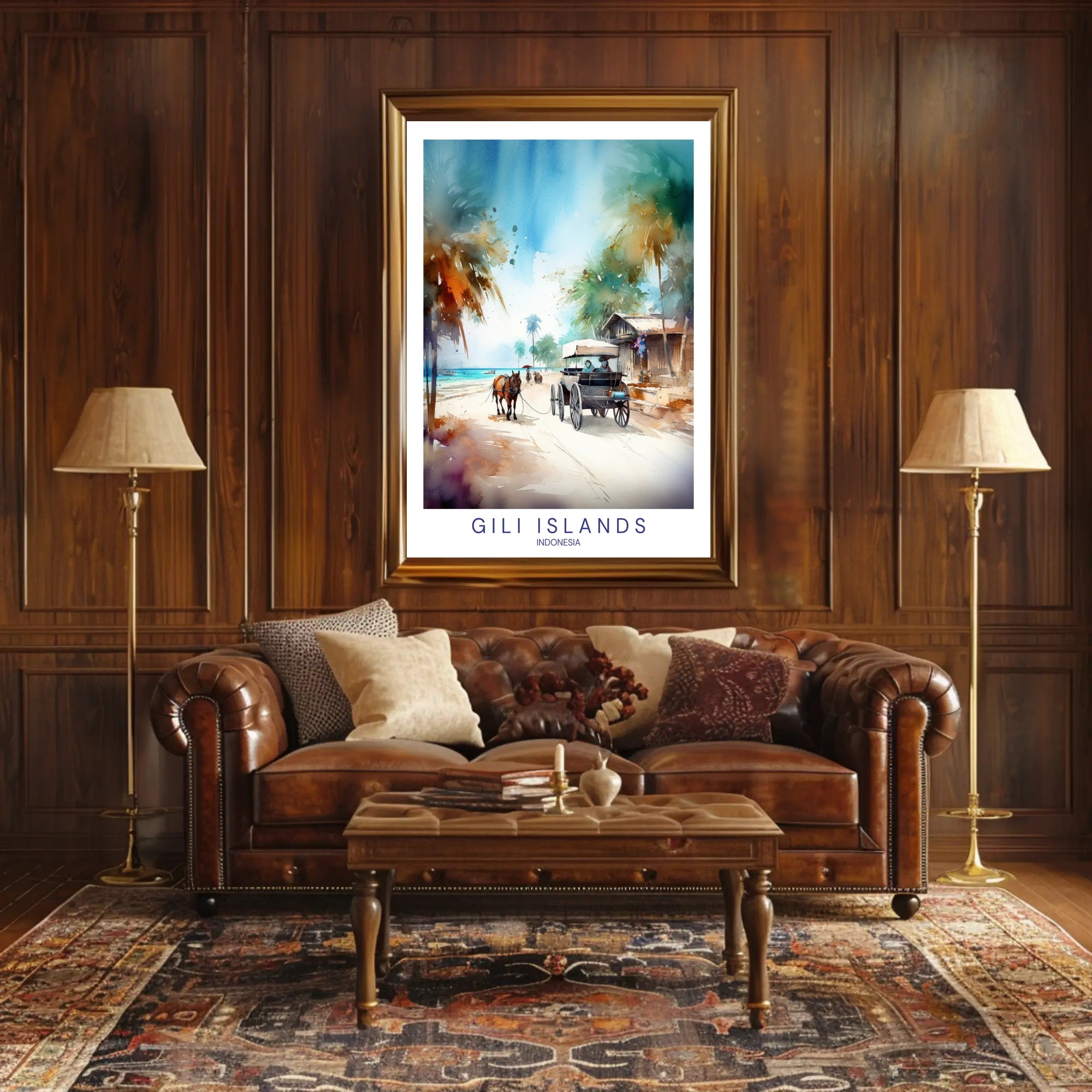 Tranquil Journey Through Gili Islands Poster PosterGoat