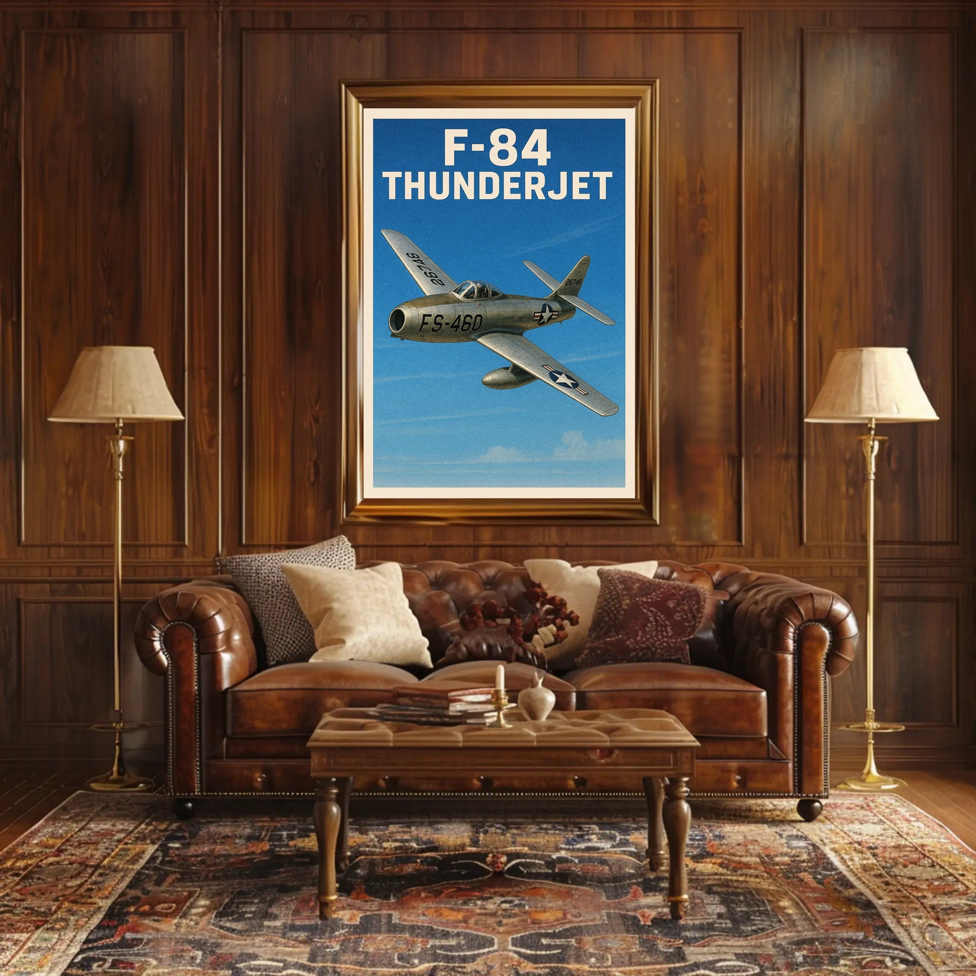 F-84 Thunderjet Poster PosterGoat