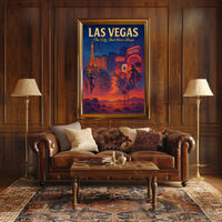 Las Vegas The City That Never Sleeps Poster