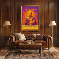 Saint John Chrysostom The Golden-Mouthed Preacher Poster PosterGoat