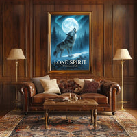 Lone Spirit Wilderness Calls Poster PosterGoat