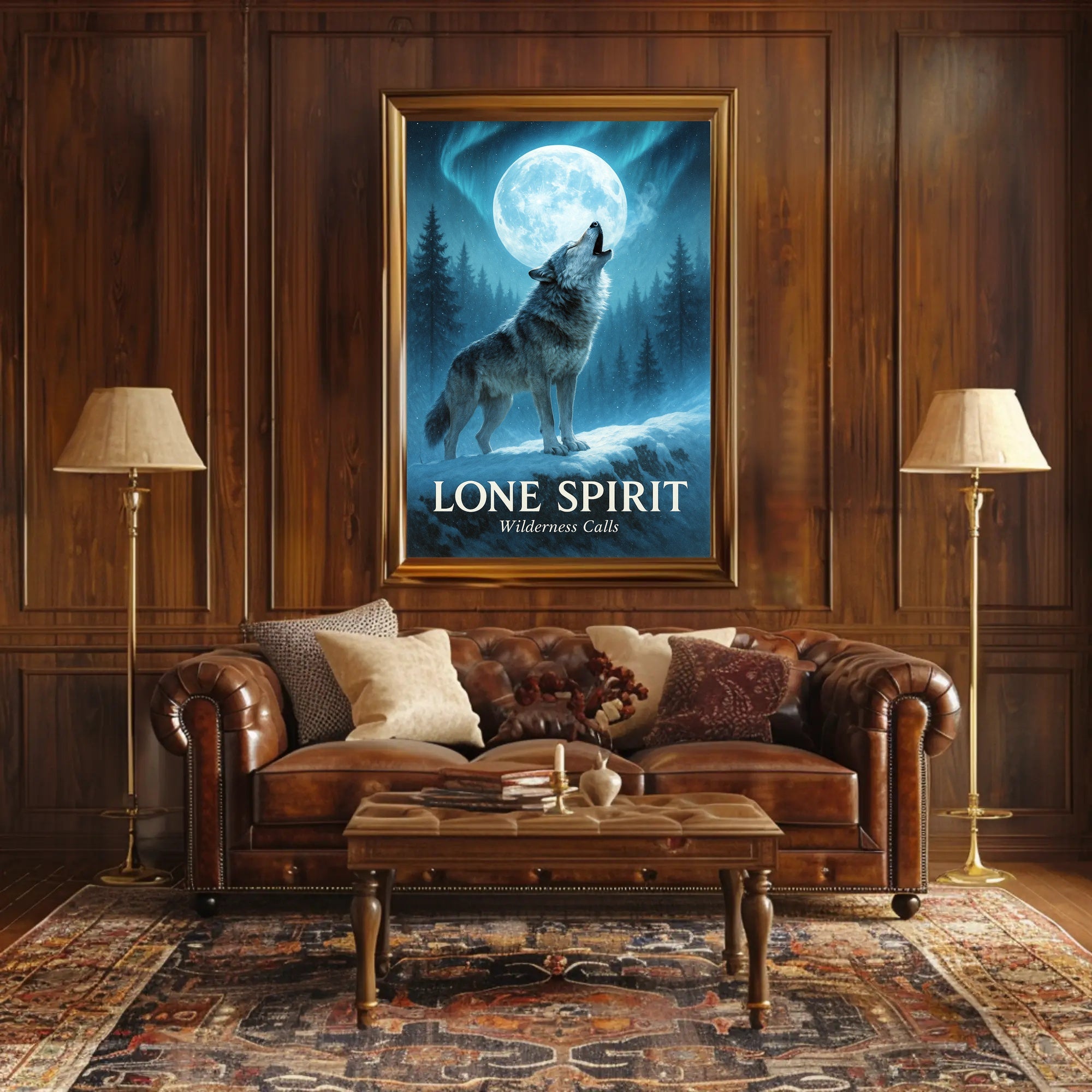Lone Spirit Wilderness Calls Poster PosterGoat