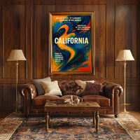 California The Golden State Poster