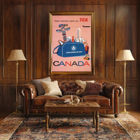 Vintage Trans-Canada Air Lines Travel Poster PosterGoat