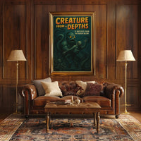 Creature from the Depths Fantasy or Mythology Poster