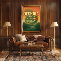 Georgia Heart Of The South Poster