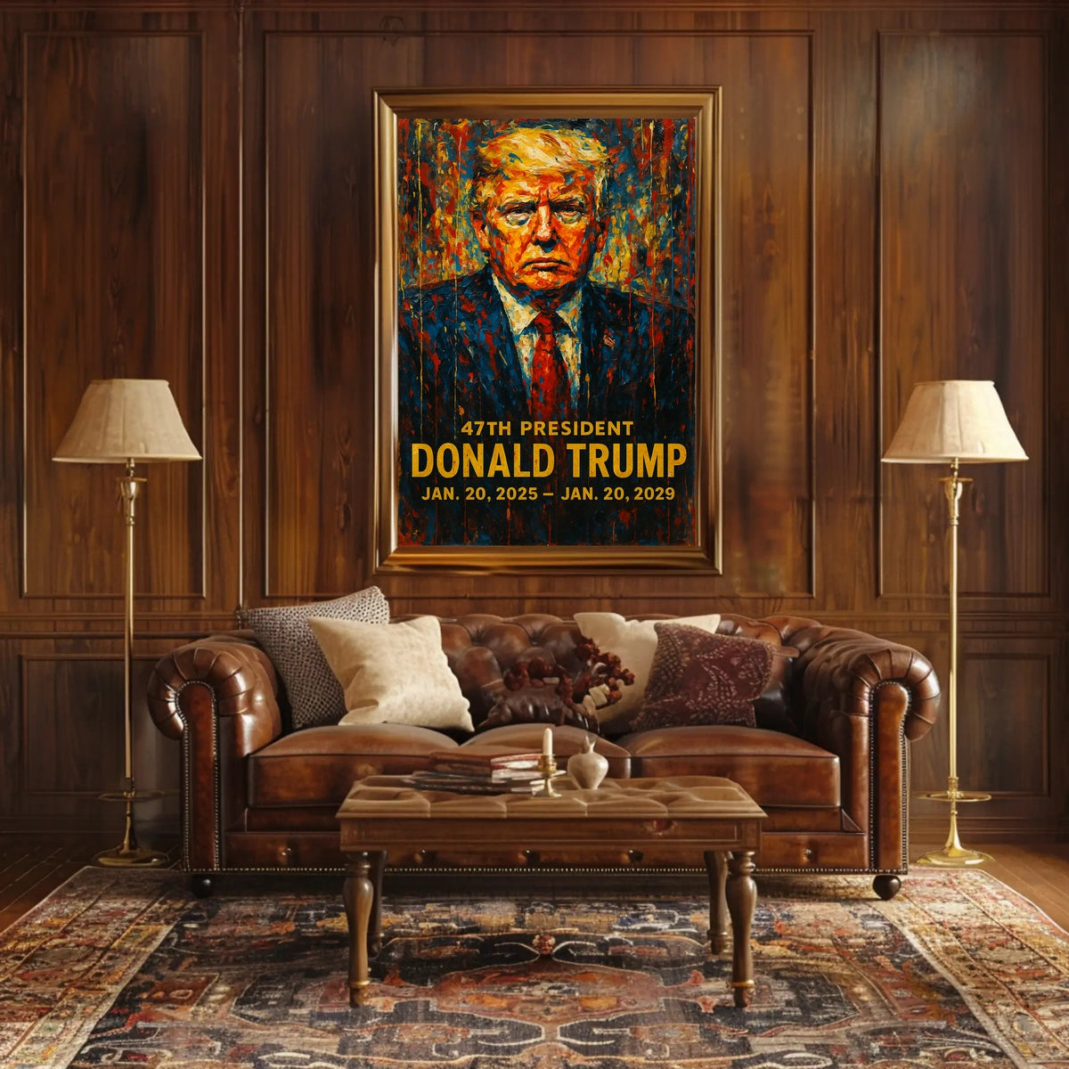 Trump Legacy Expressionism Patriot Poster