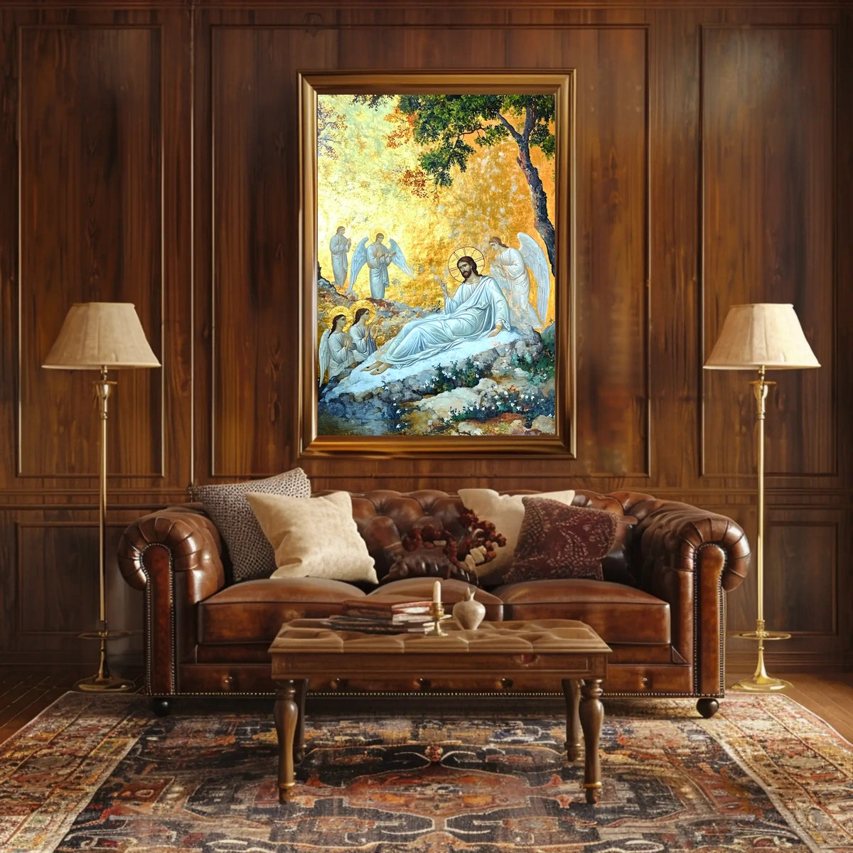 Serene Divine Gathering Poster