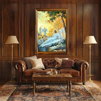 Serene Divine Gathering Poster