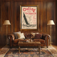 Outing Magazine August Issue Poster PosterGoat