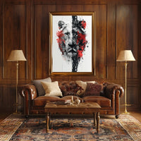 The Duality Of The Lion Poster