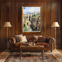 Bridge Over a Gorge Poster PosterGoat