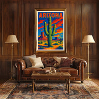 Arizona Desert Landscape Poster