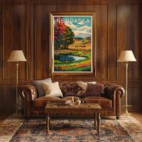 Nebraska Landscape Poster