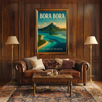 Bora Bora Paradise Getaway Travel Poster PosterGoat