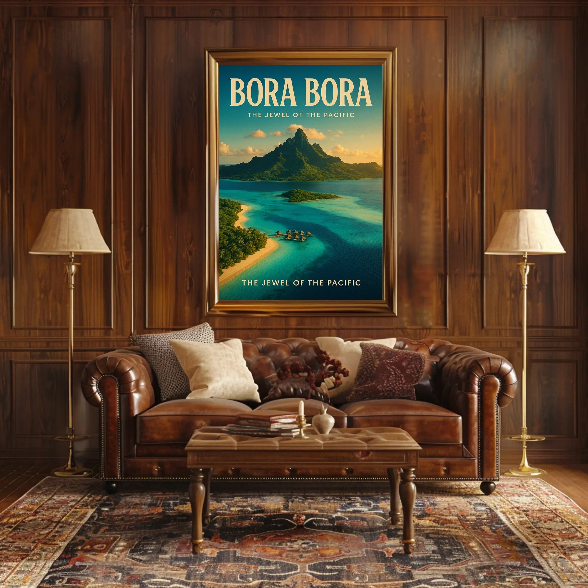 Bora Bora Paradise Getaway Travel Poster PosterGoat