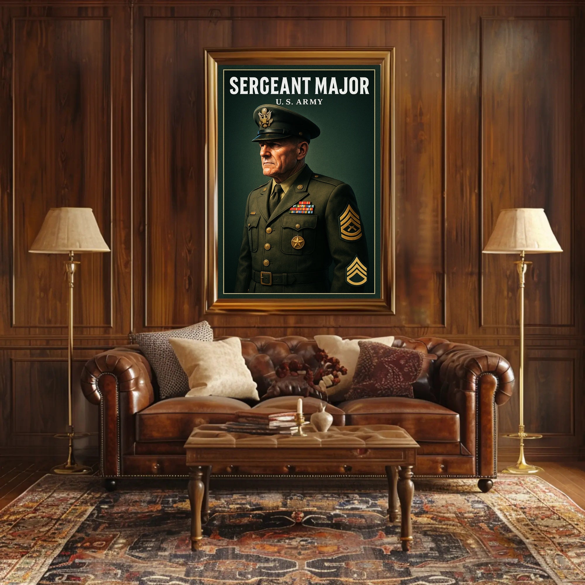 Sergeant Major U.S. Army Poster PosterGoat