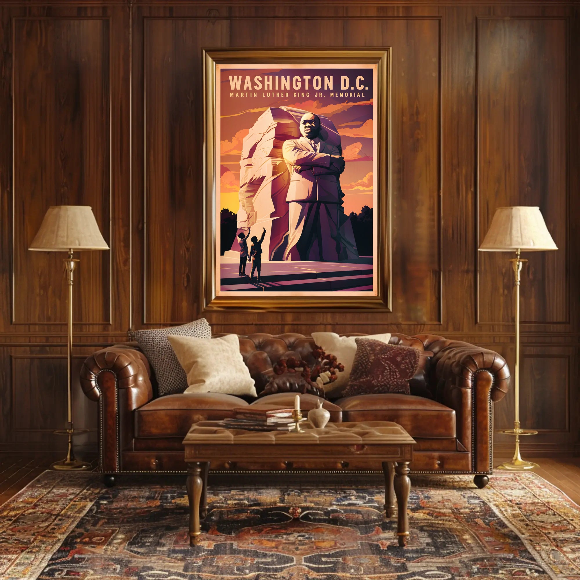 Tribute to a Leader Poster