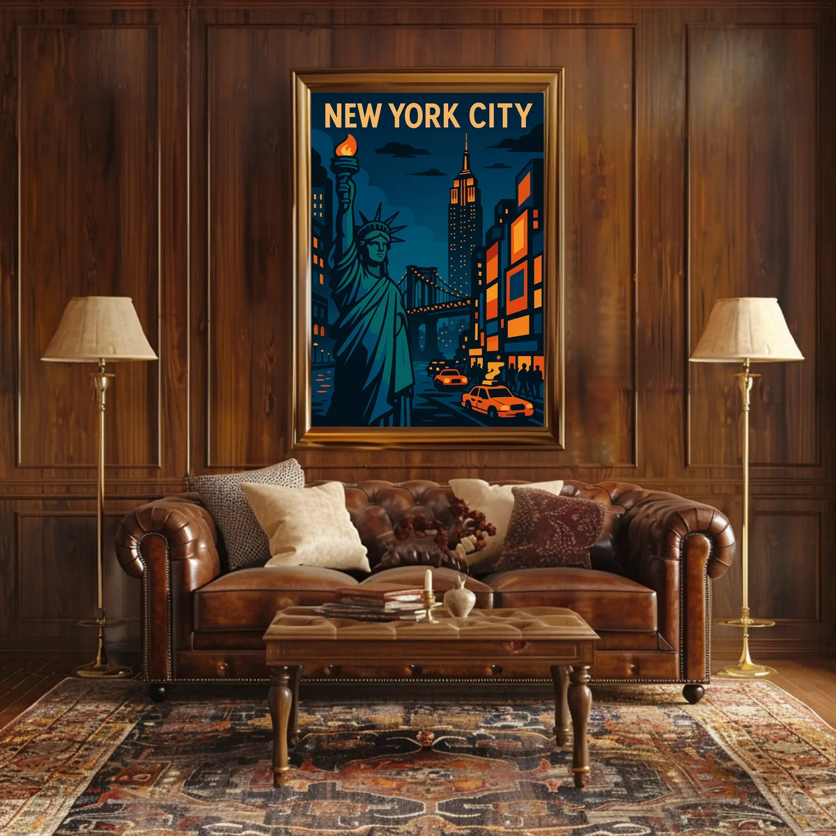 New York City Skyline Poster