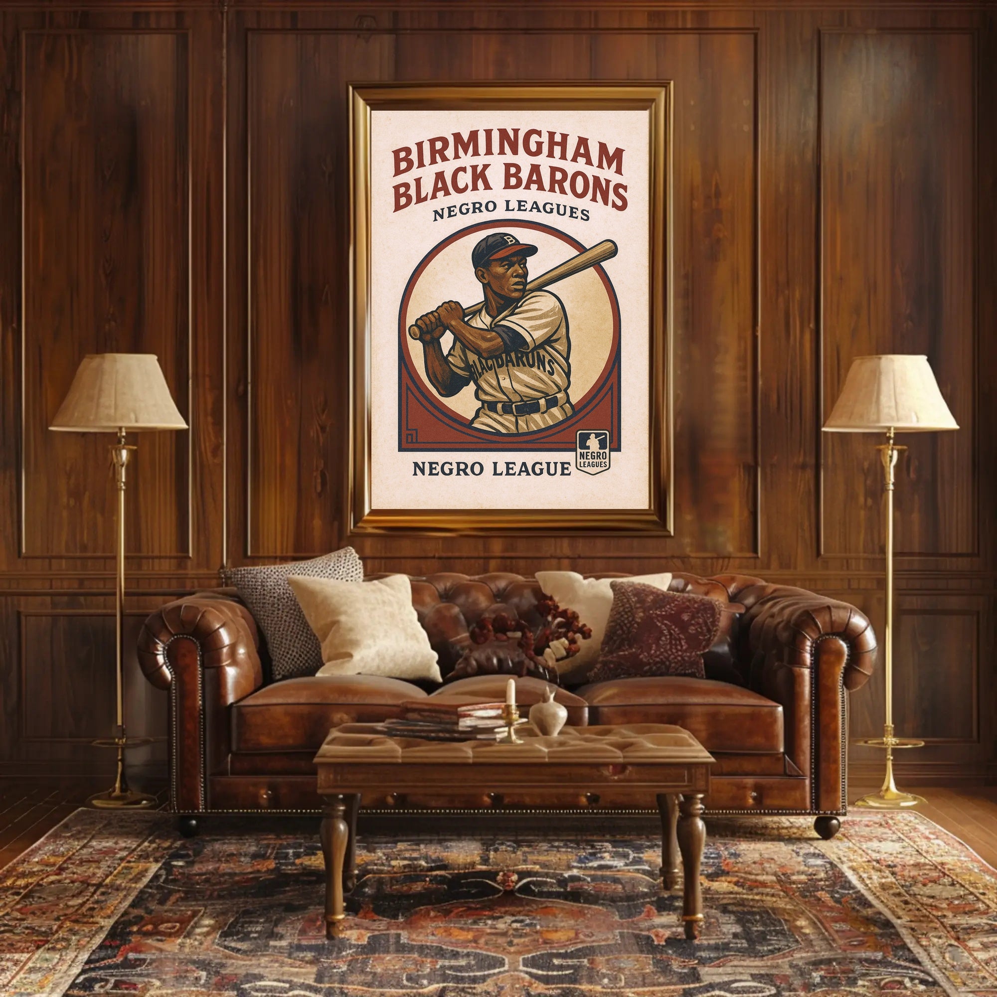 Birmingham Black Barons Negro Leagues Poster PosterGoat