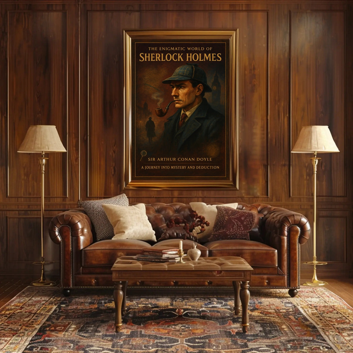 The Enigmatic World of Sherlock Holmes Poster