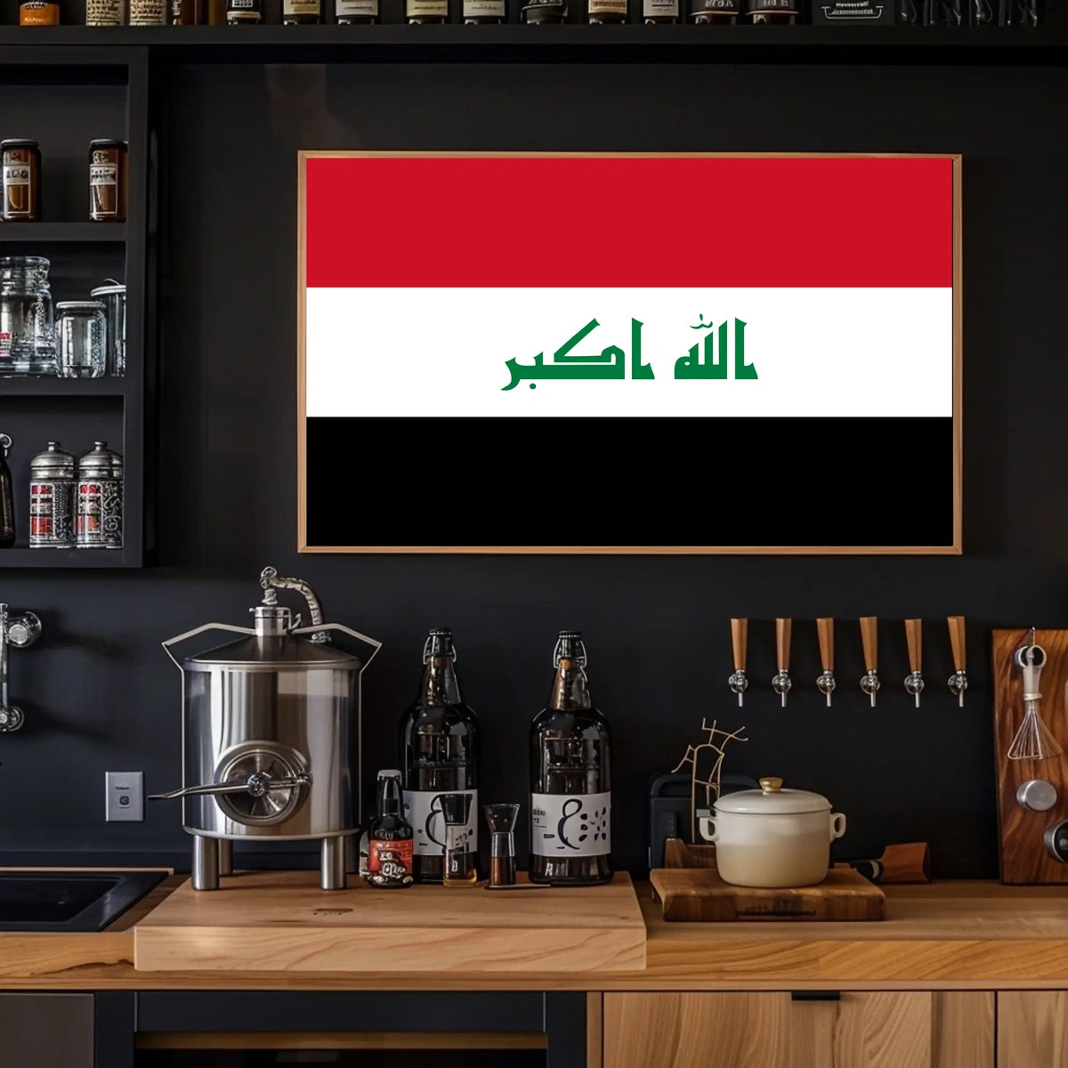 Iraq Flag Poster