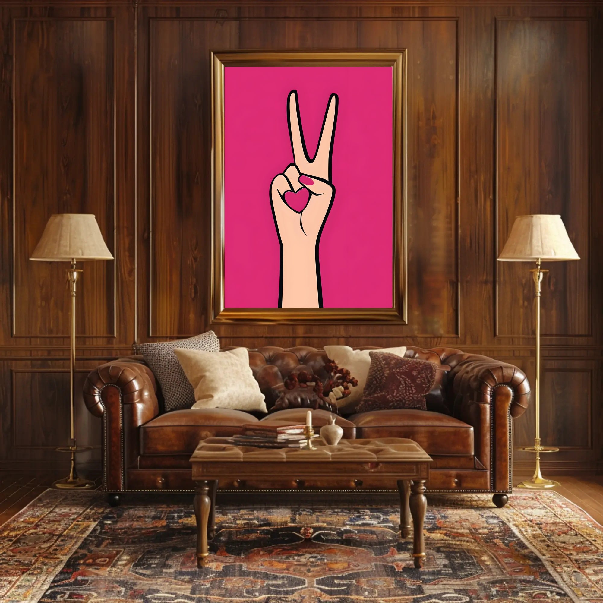 Peace and Love Poster