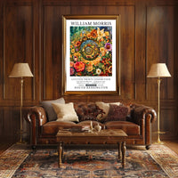 William Morris Cotton Prints Exhibition Poster