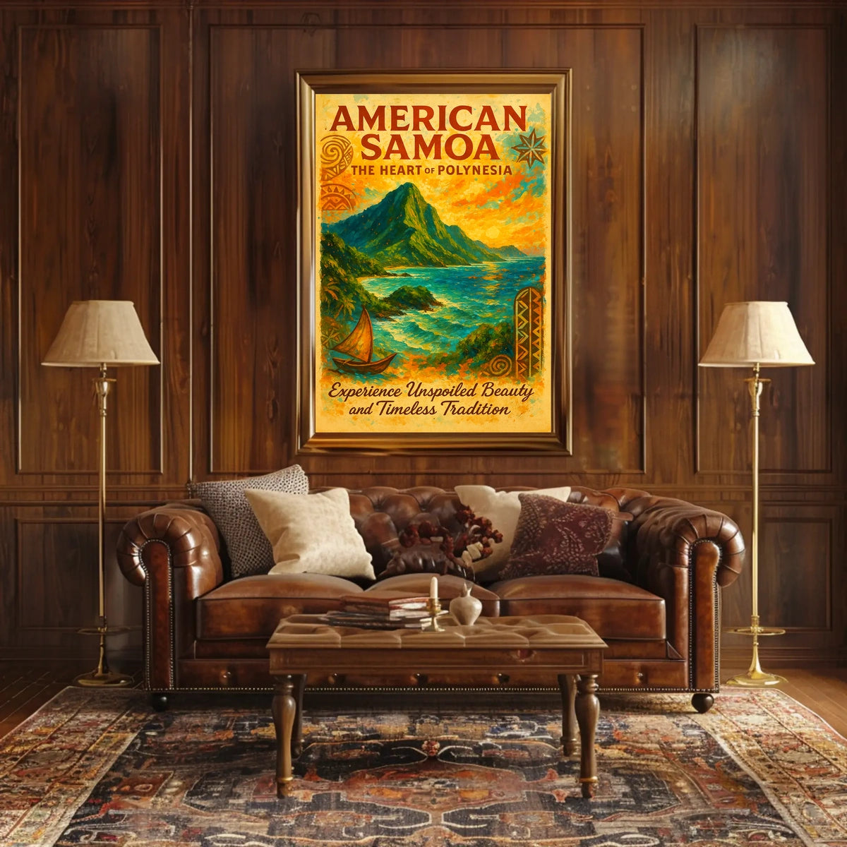 American Samoa The Heart of Polynesia Poster