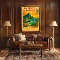 American Samoa The Heart of Polynesia Poster
