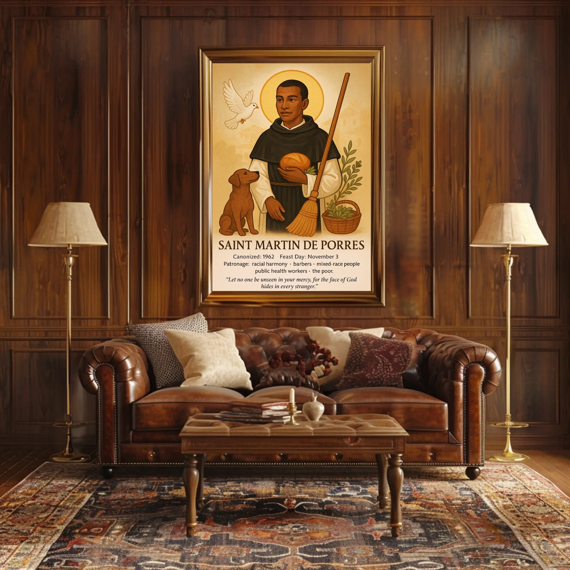 Saint Martin de Porres Poster PosterGoat