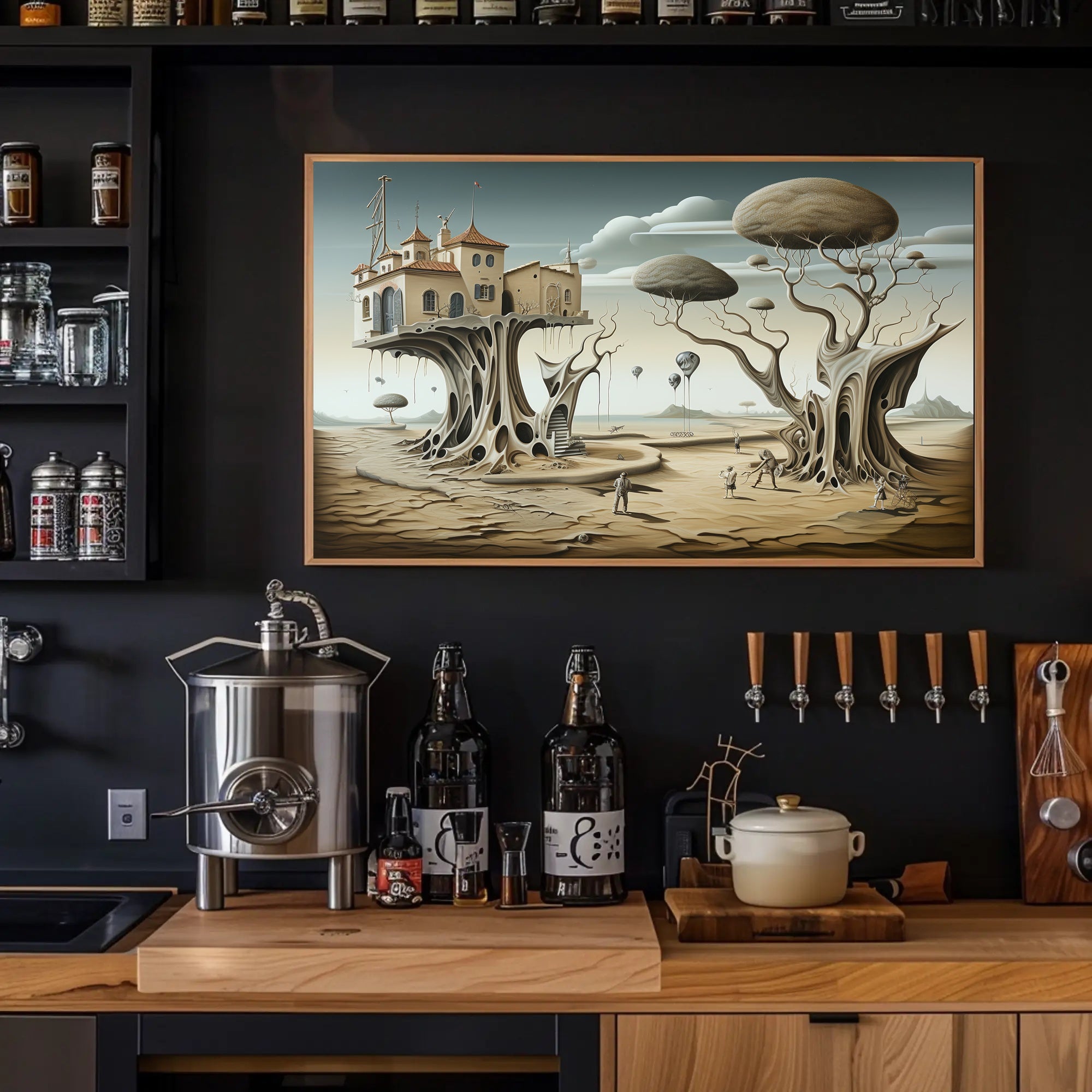 Surreal Fantastical Landscape Artistic Poster