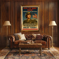 Enlist in the Women's Army Corps Poster