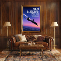SR-71 Blackbird Poster PosterGoat