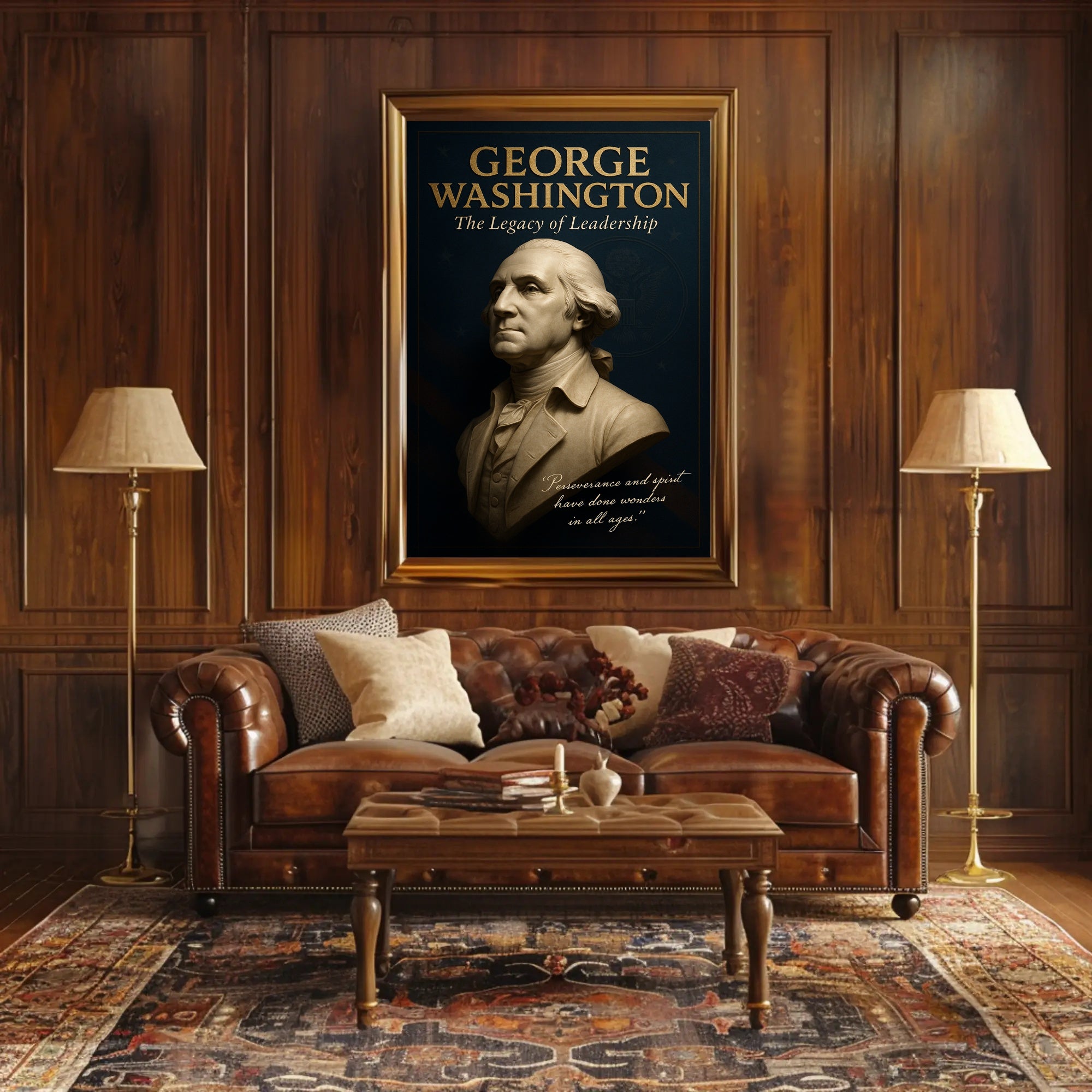 George Washington The Legacy of Leadership Poster