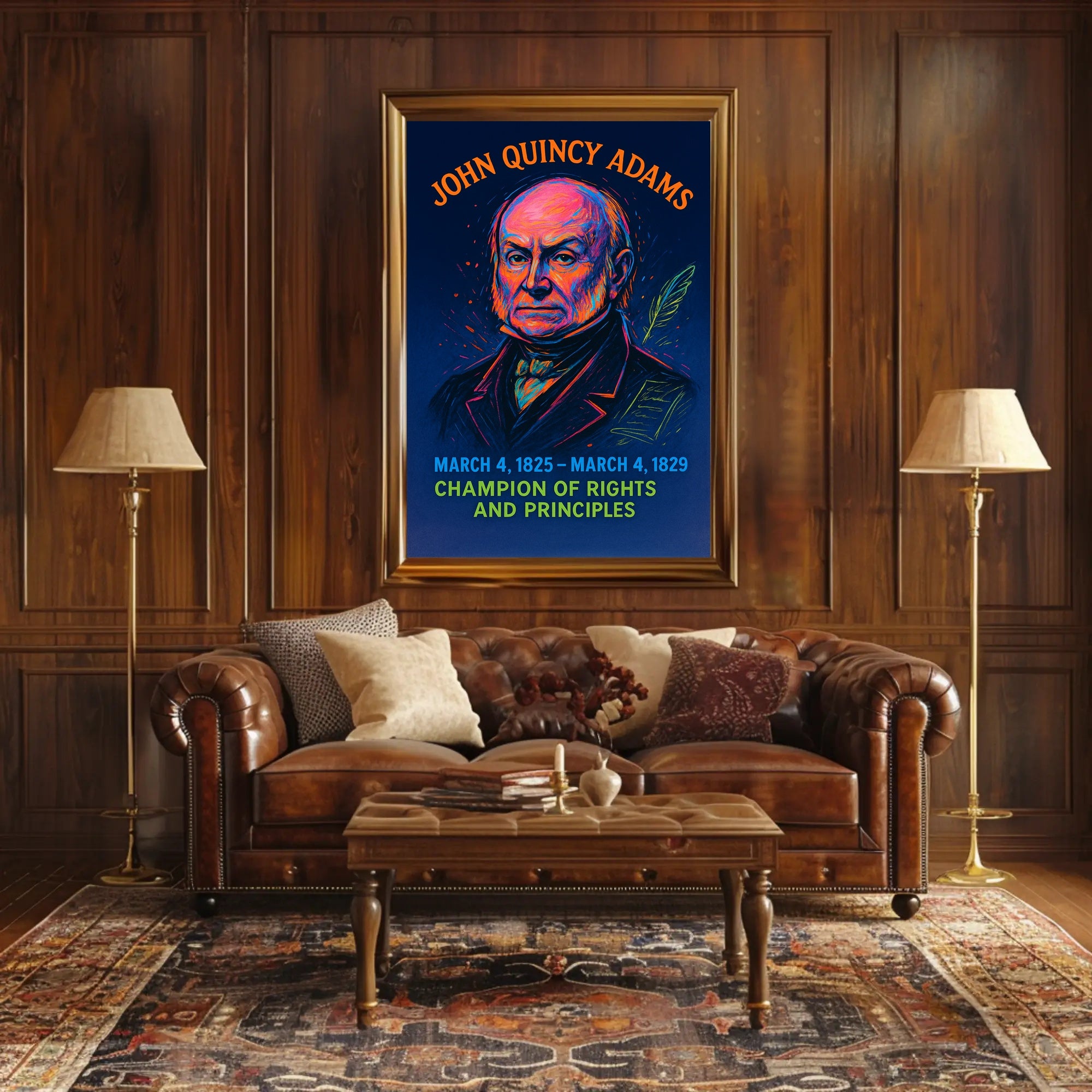 John Quincy Adams 6th President Poster