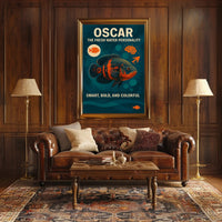Oscar Fish Abstract Art for Animal Poster